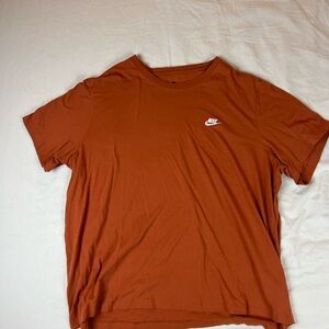 Nike Orange Short Sleeve Tee Casual Comfort